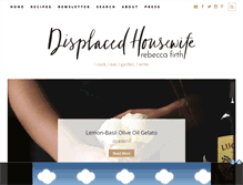 Tablet Screenshot of displacedhousewife.com